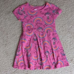 Dreamworks Pink Dress with Rainbow and Character Design
